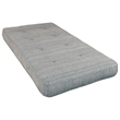 Pemberly Row Twin-size Tufted Fabric Daybed Mattress - Seaport Blue