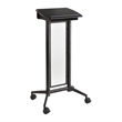Pemberly Row Modern / Contemporary Metal Lectern in Black Finish
