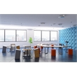 Pemberly Row Modern / Contemporary Metal Lectern in Black Finish