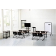 Pemberly Row Modern / Contemporary Metal Lectern in Black Finish