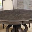 Pemberly Row Modern Wood 7-Piece Round Dining Table Set in Natural