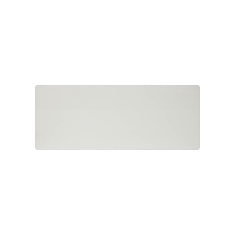 Pemberly Row Contemporary Faux Leather Tufted Bar Table in White