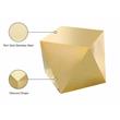 Pemberly Row Modern Stainless Steel Contemporary End Table in Gold