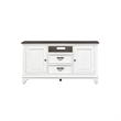 Pemberly Row Modern / Contemporary White Finish 56 Inch TV Console