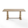Pemberly Row Modern / Contemporary Wood Dining Table in Rustic Brown