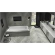Pemberly Row Massaging Air Jet Bathtub 72