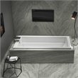 Pemberly Row Massaging Air Jet Bathtub 72
