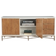 Pemberly Row Modern / Contemporary TV Console in White Finish