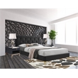 Pemberly Row Modern Mid-Century Modern Platfoam Bed Queen Size
