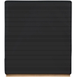 Pemberly Row Modern / Contemporary Black Finish Fabric Twin Bed