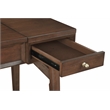 Pemberly Row Modern / Contemporary Bedroom Vanity in Walnut Finish