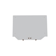 Pemberly Row Modern 2-Drawer Wood Full Wardrobe Armoire in White