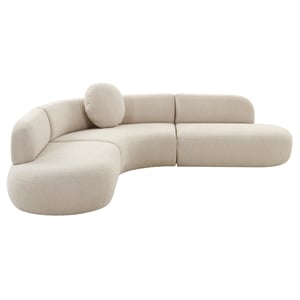 Pemberley Row Upholstered Beige Sectional Rectangular 77.5&quotW x 77.5&quotD x 16.2&quotH Unassembled