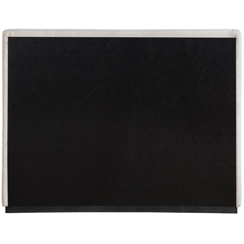 Pemberly Row Contemporary Beige Linen Textured Fabric King Bed