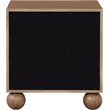 Pemberley Row Solid Ash Wood Walnut Brown Night Stand Rectangular Natural Wood Grain Variation 21