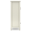 Pemberly Row Modern Solid Wood Storage Cabinet in Antique White
