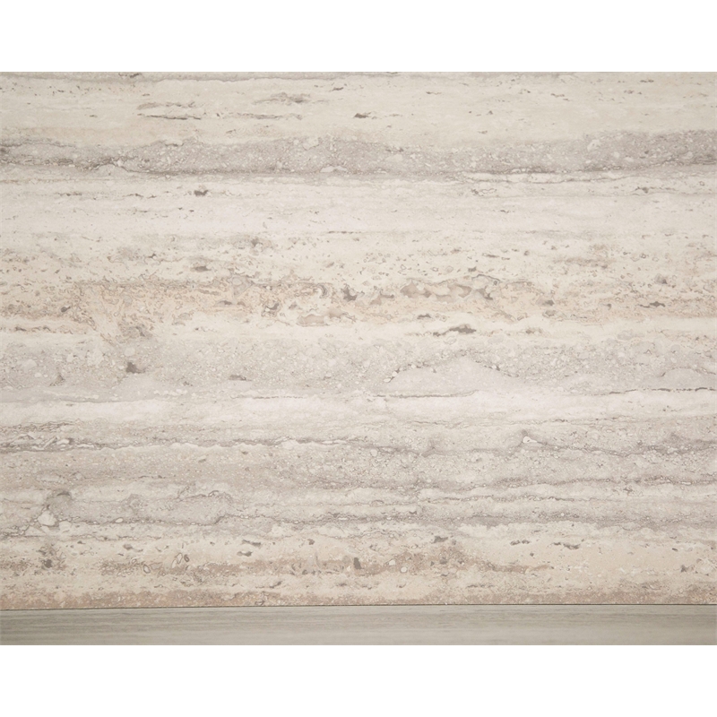 Pemberley Row Stone Laminate Travertine Coffee Table Rectangular 12