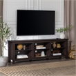 Pemberley Row MDF Espresso TV Stand Rectangular Adjustable Shelving 70