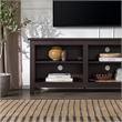 Pemberley Row MDF Espresso TV Stand Rectangular Adjustable Shelving 70