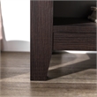 Pemberley Row MDF Espresso TV Stand Rectangular Adjustable Shelving 70