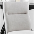 Pemberly Row Fabric Padded Dining Side Chair in Beige (Set of 2)