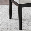 Pemberly Row Fabric Padded Dining Side Chair in Beige (Set of 2)