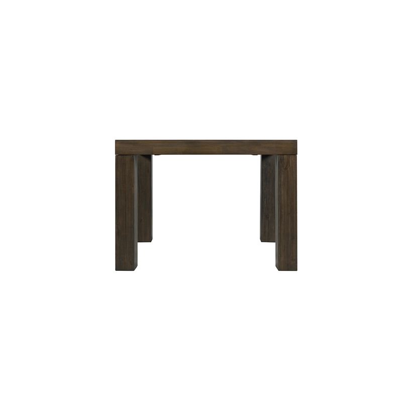 Pemberly Row Modern 7PC Dining Set of Table & Six Slat Back Chairs