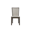 Pemberly Row Modern 7PC Dining Set of Table & Six Slat Back Chairs