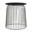 Pemberly Row Modern / Contemporary Black Finish Accent Table