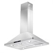 Pemberly Row 36 in. 380 CFM Ducted Island Range Hood in Stainless Steel