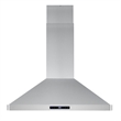 Pemberly Row 36 in. 380 CFM Ducted Island Range Hood in Stainless Steel