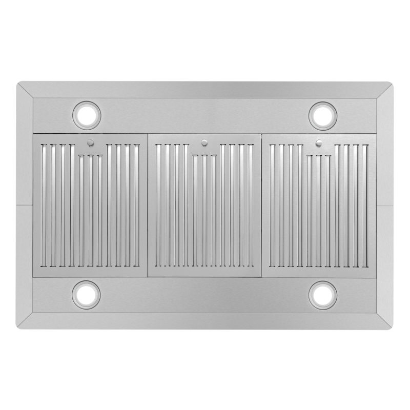 Pemberly Row 36 in. 380 CFM Ducted Island Range Hood in Stainless Steel