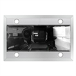 Pemberly Row 36 in. 380 CFM Ducted Island Range Hood in Stainless Steel