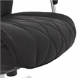 Pemberly Row Modern Leather Executive Office Chair Black Leather