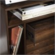 Pemberly Row Modern Storage Bedroom Nightstand Set in Dark Walnut
