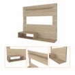 Pemberly Row Entertainment Center Light Pine (beige) Engineered Wood
