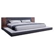 Pemberley Row Polyester Gray California King Bed Rectangular Upholstered 91