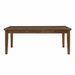 Pemberly Row 5-Piece Contemporary Wood and MDF Board Dining Set in Cherry