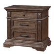 Pemberly Row Modern 5-Piece Wood Queen Bedroom Set in Walnut