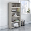 Pemberly Row 5 Shelf Bookcase in Gray Sand - Engineered Wood
