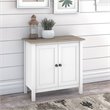 Pemberly Row Storage Cabinet with Doors in Shiplap Gray/White - Engineered Wood