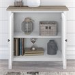 Pemberly Row Storage Cabinet with Doors in Shiplap Gray/White - Engineered Wood