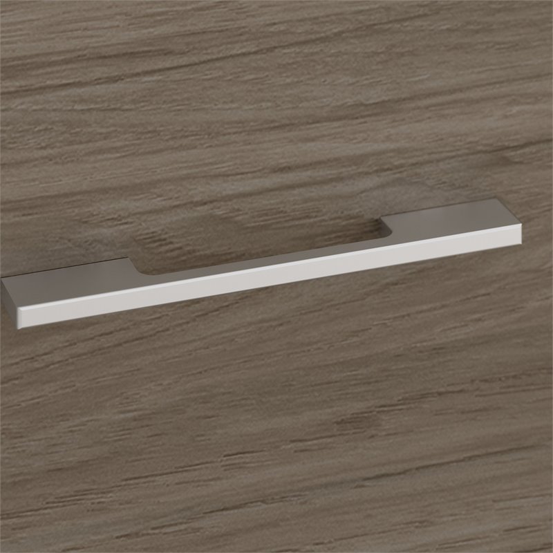 Pemberly Row 72W Desk Hutch in Modern Hickory - Engineered Wood