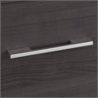Pemberly Row Low Storage Cabinet with Drawers in Storm Gray - Engineered Wood