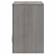 Pemberly Row Engineered Wood Wall Cabinet with Doors and Shelves - Platinum Gray