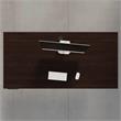 Pemberly Row 60W x 30D Adjustable Desk in Black Walnut - Engineered Wood