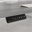 Pemberly Row 72W x 30D Adjustable Desk in Platinum Gray - Engineered Wood