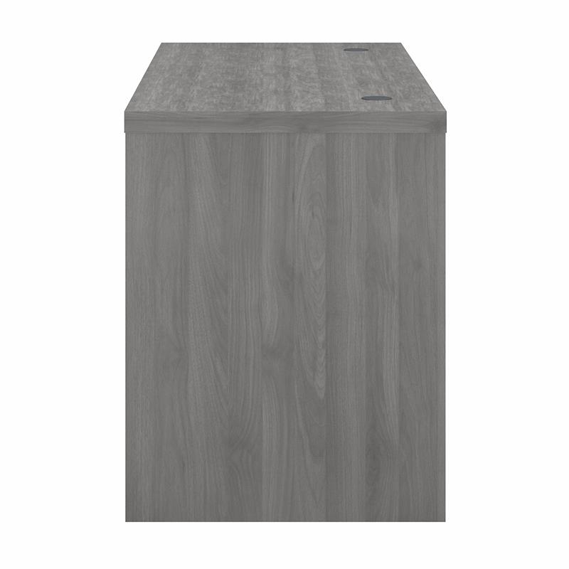 Pemberly Row 60W Credenza Desk in Modern Gray - Engineered Wood