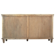 Pemberly Row Cottage Panel Door Credenza Driftwood Brown Solid Wood Sideboard