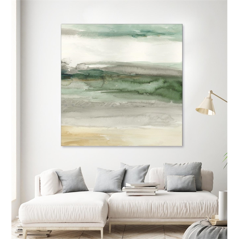 Pemberly Row 72x72 Look Out Fine Art Giant Canvas Print in Multi-Color
